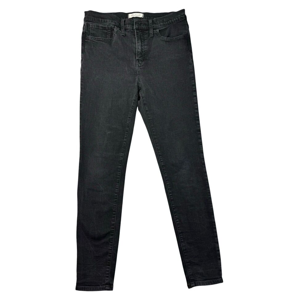 Madewell Jeans Womens 29 Black Roadtripper Dark Wash Denim Pockets Stretch Pants